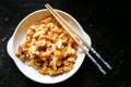 Fried carrot cake or Cai Tau Kueh, Malaysia popular delicacy