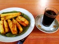 Fried casaava is a traditional Javanese food