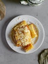 Fried Cassava with Cheese Still Life