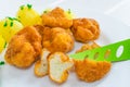 Fried cauliflower Royalty Free Stock Photo