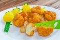 Fried cauliflower Royalty Free Stock Photo