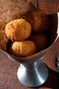 Fried cheese balls Royalty Free Stock Photo