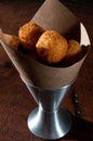 Fried cheese balls Royalty Free Stock Photo