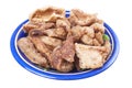 Fried chicharron pork rinds Royalty Free Stock Photo