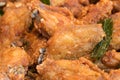 Fried Chicked Wing Royalty Free Stock Photo