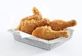 Fried chicken in basket