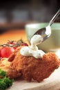 Fried Chicken chop Royalty Free Stock Photo