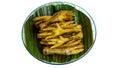 Fried chicken feet (Indonesian called ceker or cakar) with white background Royalty Free Stock Photo