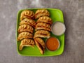 Fried Chicken Momo Royalty Free Stock Photo