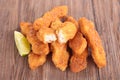 Fried chicken nuggets Royalty Free Stock Photo