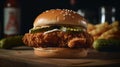 Fried chicken sandwich