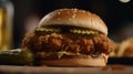 Fried chicken sandwich