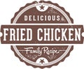 Fried Chicken Vintage Restaurant Sign