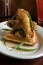 Fried chicken and waffles