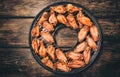 Fried chicken wings on a grill Royalty Free Stock Photo