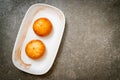 Fried Chinese Lava Buns Royalty Free Stock Photo