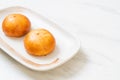 Fried Chinese Lava Buns Royalty Free Stock Photo