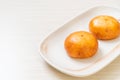 Fried Chinese Lava Buns Royalty Free Stock Photo