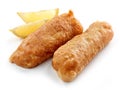 Fried cod fillets Royalty Free Stock Photo