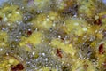 Fried cook of Batate Vade, Batate Vadey, Fried Dhal Beans Cake or Kuih Vadey closeup. Indian traditional food