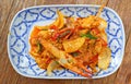 Fried crab with curry powder