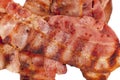 Fried crispy bacon Royalty Free Stock Photo