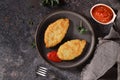 fried cutlets with tomato sauce