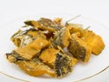 Fried Dried Fish. Royalty Free Stock Photo