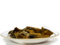 Fried Dried Fish. Royalty Free Stock Photo