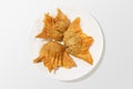 Fried Dumplings or pangsit goreng, Delicious Dumplings, Indonesian Traditional Food.