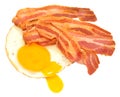 Fried Egg And Bacon Rashers Royalty Free Stock Photo