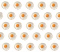 Fried Egg illustration background vector Royalty Free Stock Photo