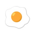 Fried egg illustration Royalty Free Stock Photo