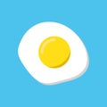 Fried Egg Illustration Royalty Free Stock Photo
