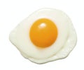 Fried egg isolated Royalty Free Stock Photo