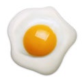 Fried egg isolated Royalty Free Stock Photo