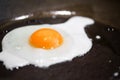 Fried egg in a pan