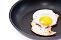 Fried egg in a skillet Royalty Free Stock Photo