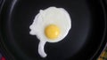 Fried egg snape like alien