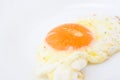 Fried egg yolk