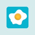 fried eggs design Royalty Free Stock Photo