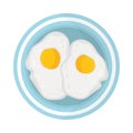 fried eggs design Royalty Free Stock Photo