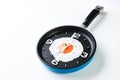 Fried eggs fried egg in frying pan Royalty Free Stock Photo