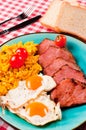 Eggs and ham Royalty Free Stock Photo