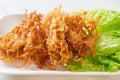 Fried Enoki Mushroom or Golden Needle Mushroom