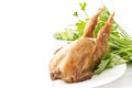 Fried female quail