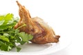 Fried female quail