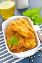 Fried fish in a batter Royalty Free Stock Photo