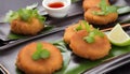 Fried Fish Cakes Thai Food Royalty Free Stock Photo