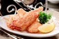 Fried fish fillet Royalty Free Stock Photo